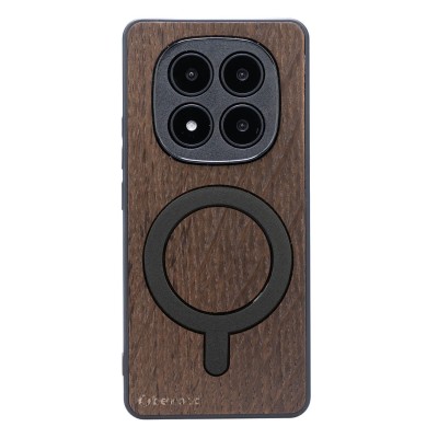 Obrazek dla: Drewniane Etui Bewood do Xiaomi Redmi Note 14 Pro 5G DĄB WĘDZONY z MagSafe