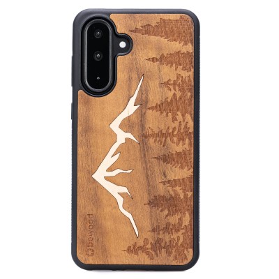 Picture for: Samsung Galaxy A56 5G Mountains Imbuia Bewood Wood Case