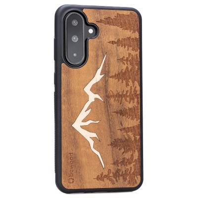 Picture 2 for: Samsung Galaxy A56 5G Mountains Imbuia Bewood Wood Case