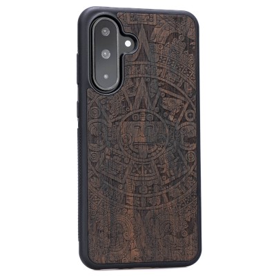 Picture 2 for: Samsung Galaxy A26 5G Aztec Calendar Ziricote Bewood Wood Case