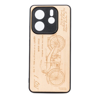 Obrazek dla: Drewniane Etui Bewood do Xiaomi Redmi Note 14 5G HARLEY PATENT ANIEGRE