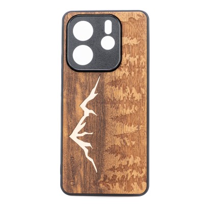 Obrazek dla: Drewniane Etui Bewood do Xiaomi Redmi Note 14 5G GÓRY IMBUIA
