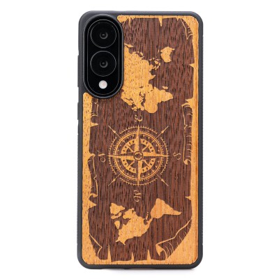 Picture for: Samsung Galaxy S25 Edge Compass Merbau Bewood Wood Case