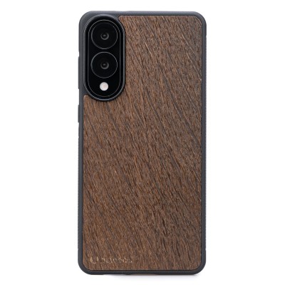 Obrazek dla: Drewniane Etui Bewood do Samsung Galaxy S25 Edge DĄB WĘDZONY