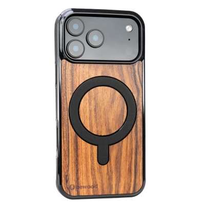 Obrazek 2 dla: Drewniane Etui Bewood do iPhone 17 Pro Max PALISANDER SANTOS z MagSafe