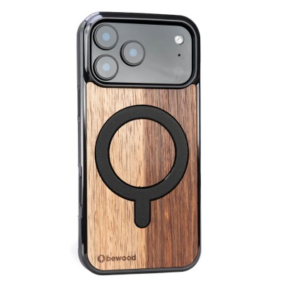 Obrazek 2 dla: Drewniane Etui Bewood do iPhone 17 Pro Max MANGO z MagSafe