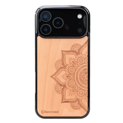 Obrazek dla: Drewniane Etui Bewood do iPhone 17 Pro Max MANDALA JABŁOŃ