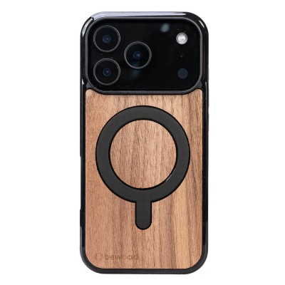 Obrazek dla: Drewniane Etui Bewood do iPhone 17 Pro ORZECH AMERYKAŃSKI z MagSafe