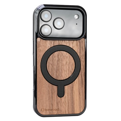 Obrazek 2 dla: Drewniane Etui Bewood do iPhone 17 Pro ORZECH AMERYKAŃSKI z MagSafe