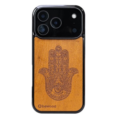 Picture for: Apple iPhone 17 Pro Hamsa Imbuia Bewood Wood Case