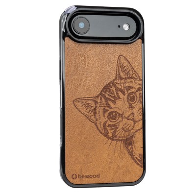 Obrazek 2 dla: Drewniane Etui Bewood do iPhone Air CAT LOVER IMBUIA