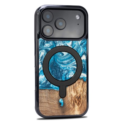 Picture 2 for: Bewood Resin Case for Apple iPhone 17 Pro  Planets  Uranus with MagSafe