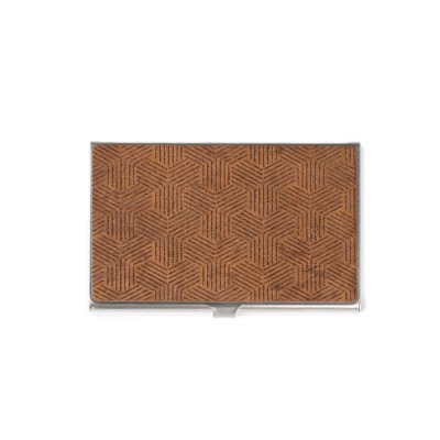 Obrazek 2 dla: Drewniany Wizytownik Bewood Inox Hexagon Imbuia