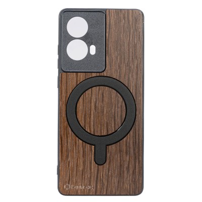 Obrazek dla: Drewniane Etui Bewood do Motorola G85 5G DĄB WĘDZONY z MagSafe