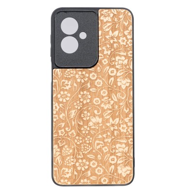 Obrazek dla: Drewniane Etui Bewood do Motorola G55 5G KWIATY POLNE ANIEGRE