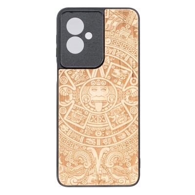 Obrazek dla: Drewniane Etui Bewood do Motorola G55 5G KALENDARZ AZTECKI ANIEGRE