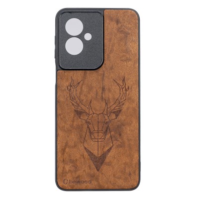 Obrazek dla: Drewniane Etui Bewood do Motorola G55 5G JELEŃ IMBUIA