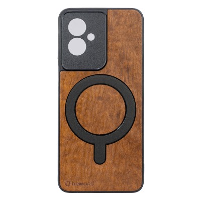 Obrazek dla: Drewniane Etui Bewood do Motorola G55 5G IMBUIA z MagSafe