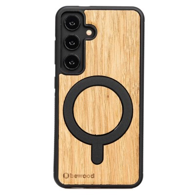 Obrazek dla: Drewniane Etui Bewood do Samsung Galaxy S25 FE 5G DĄB z MagSafe