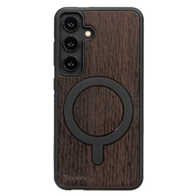 Obrazek dla: Drewniane Etui Bewood do Samsung Galaxy S25 FE 5G DĄB WĘDZONY z MagSafe