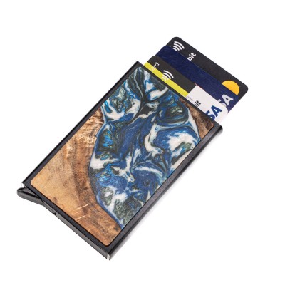 Obrazek dla: Etui na karty Bewood Unique Black  Planets  Ziemia