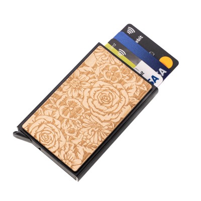 Picture for: Credit Card Case Bewood Inox Roses Aniegre