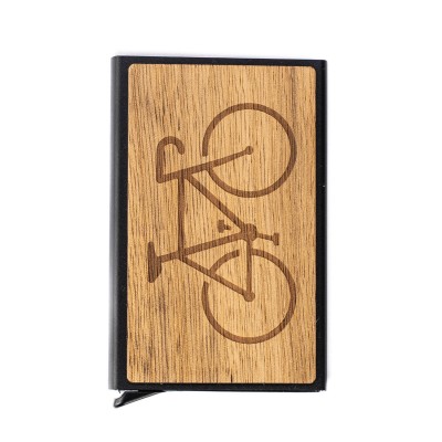 Picture 2 for: Credit Card Case Bewood Inox Bike Limba