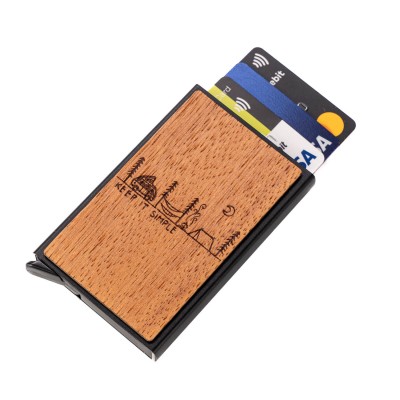 Picture for: Credit Card Case Bewood Inox Keep it simple Merbau