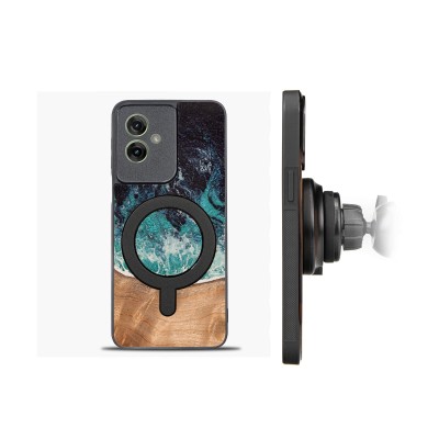 Picture 2 for: Bewood Resin Case for Motorola G55 5G  Dream  Island with MagSafe