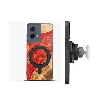 Picture 2 for: Bewood Resin Case for Motorola G85 5G  Neons  Paris with MagSafe