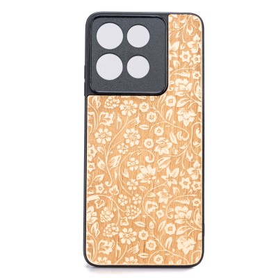 Obrazek dla: Drewniane Etui Bewood do Motorola G86 5G KWIATY POLNE ANIEGRE