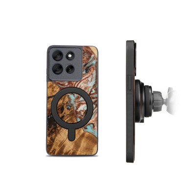 Picture 2 for: Bewood Resin Case for Motorola G56 5G  Planets  Jupiter with MagSafe
