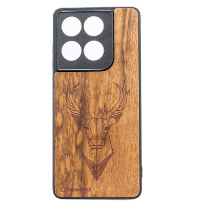 Obrazek dla: Drewniane Etui Bewood do Motorola Edge 70 JELEŃ IMBUIA