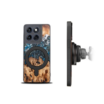 Picture 2 for: Bewood Resin Case for Motorole Edge 70  Planets  Earth with MagSafe