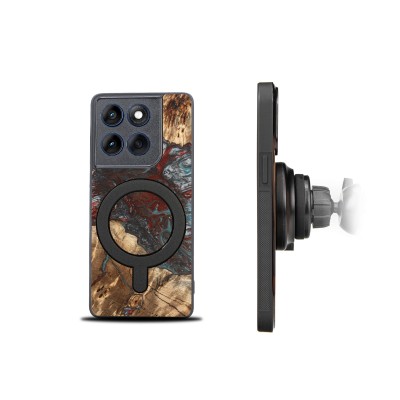 Picture 2 for: Bewood Resin Case for Motorole Edge 70  Planets  Pluto with MagSafe