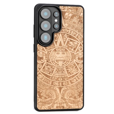 Obrazek 2 dla: Drewniane Etui Bewood do Samsung Galaxy S26 Ultra KALENDARZ AZTECKI ANIEGRE