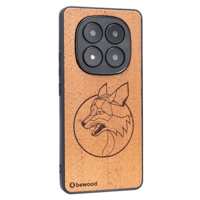 Obrazek 2 dla: Drewniane Etui Bewood do Xiaomi Redmi Note 15 5G LIS MERBAU
