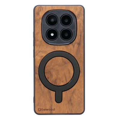 Obrazek dla: Drewniane Etui Bewood do Xiaomi Redmi Note 15 5G IMBUIA z MagSafe