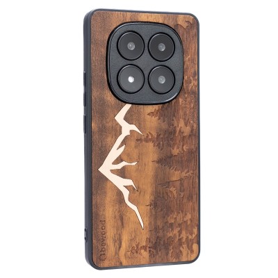 Obrazek 2 dla: Drewniane Etui Bewood do Xiaomi Redmi Note 15 Pro Plus 5G GÓRY IMBUIA