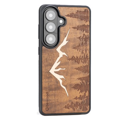 Obrazek 2 dla: Drewniane Etui Bewood do Samsung Galaxy A57 5G GÓRY IMBUIA