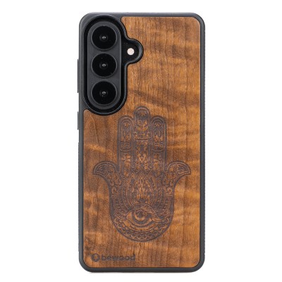 Obrazek dla: Drewniane Etui Bewood do Samsung Galaxy A37 5G HAMSA IMBUIA