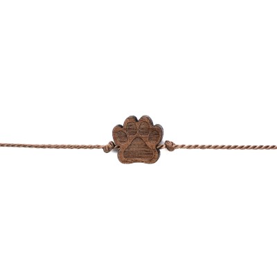 Picture 2 for: Bewood Happiness Bracelet – Paw – Beige