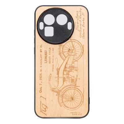 Obrazek dla: Drewniane Etui Bewood do Realme GT 8 Pro HARLEY PATENT ANIEGRE