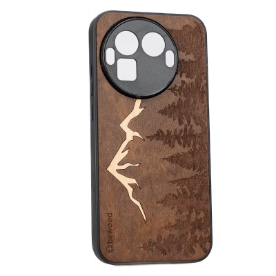 Obrazek 2 dla: Drewniane Etui Bewood do Realme GT 8 Pro GÓRY IMBUIA