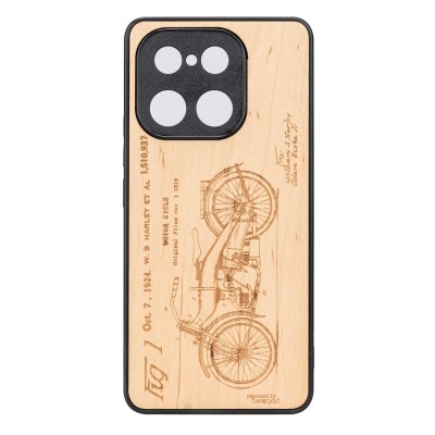 Obrazek dla: Drewniane Etui Bewood do Realme 16 Pro 5G HARLEY PATENT ANIEGRE