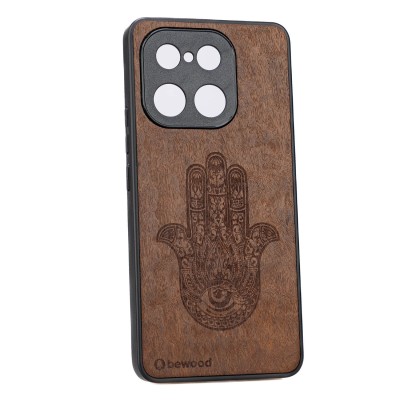 Obrazek 2 dla: Drewniane Etui Bewood do Realme 16 Pro Plus 5G HAMSA IMBUIA