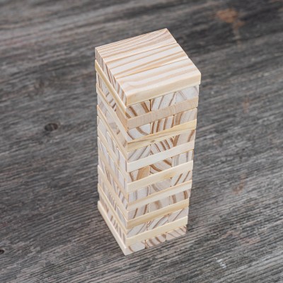 Obrazek dla: Drewniane klocki Bewood  Wieża typu Jenga